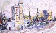 Paul Signac La Rochelle oil on canvas